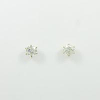 【リメイク】K18YG ダイヤモンドピアス 0．323ct・0．347ct・J?K・VS1・VG