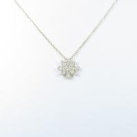 【リメイク】K18YG フラワー ダイヤモンドネックレス
