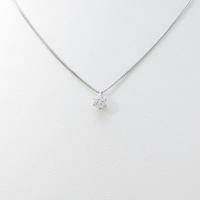 【リメイク】プラチナダイヤモンドネックレス 0．202ct・G・VS1・VERYGOOD20％引き