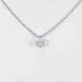 【リメイク】プラチナダイヤモンドネックレス 0．216ct・E・VS1・GOOD30％引き