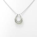 【新品】プラチナダイヤモンドネックレス 0．227ct・E・SI2・GOOD5％引き