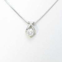 【新品】プラチナダイヤモンドネックレス 0．318ct・F・SI2・VERYGOOD