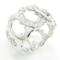 カルティエ Cドカルティエ 1Pダイヤ リング