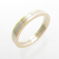 カルティエ スリーゴールド リング