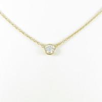 ティファニー バイザヤード ネックレス 0．18ct・G・VS1・EXT10％引き