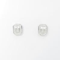 ハリーウィンストン HWロゴ ピアス