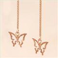 ピンクゴールドピアス