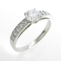 プラチナダイヤモンドリング 0．589ct・D・VS2・EXT20％引き
