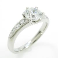 プラチナダイヤモンドリング 0．746ct・F・VS1・EXT
