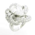 プラチナダイヤモンドリング 3．078ct・E・SI2・ペアシェイプ