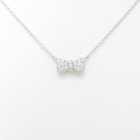 ポンテヴェキオ リボン ダイヤモンドネックレス