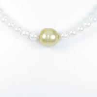 シルバークラスプ シロチョウパールネックレス20％引き