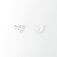 【リメイク】ST／プラチナダイヤモンドピアス 1．057ct・F・VVS2?VS1・ハートシェイプ