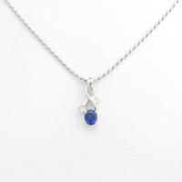 750WG サファイヤネックレス