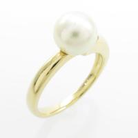 K18YG アコヤパールリング