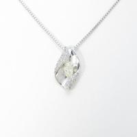 K18WG ダイヤモンドネックレス