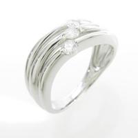 K18WG ダイヤモンドリング