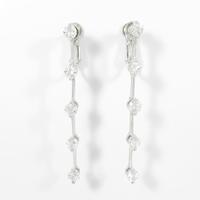 K18WG／K14WG ダイヤモンドピアス