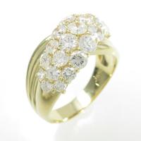 K18YG ダイヤモンドリング10％引き