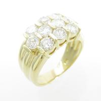 K18YG ダイヤモンドリング