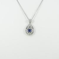 PT サファイヤネックレス