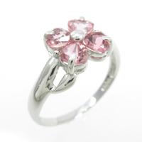 PT フラワー トルマリンリング