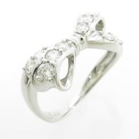 PT リボン ダイヤモンドリング10％引き