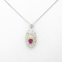 PT／K18YG ルビーネックレス