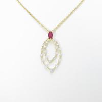 クイーン ルビーネックレス10％引き