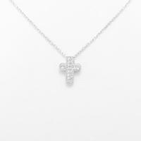 スタージュエリー クロス ダイヤモンドネックレス