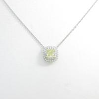ティファニー ソレスト ネックレス 0．77ct・FIY・VVS2・クッションカット