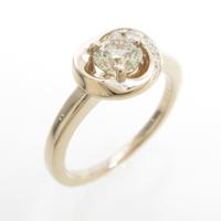 K18PG ダイヤモンドリング