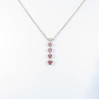 ポンテヴェキオ ハート カラーストーンネックレス