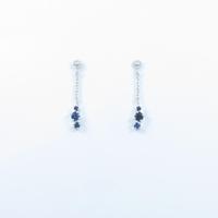 ヴァンドーム サファイヤピアス