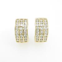 K18YG ダイヤモンドピアス