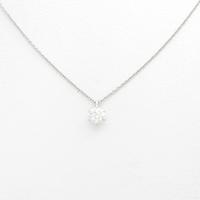【リメイク】プラチナダイヤモンドネックレス 0．318ct・F・SI1・EXT H＆C