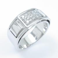 K18WG ダイヤモンドリング