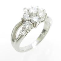 PT フラワー ダイヤモンドリング