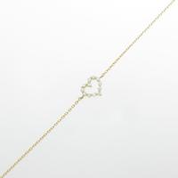 ポンテヴェキオ ハート ダイヤモンドブレスレット