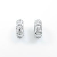 K18WG ダイヤモンドイヤリング