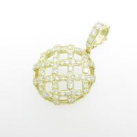 K18YG ダイヤモンドペンダント