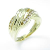 K18YG ダイヤモンドリング