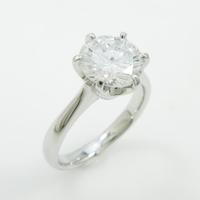 【リメイク】プラチナダイヤモンドリング 2．005ct・F・SI2・GOOD