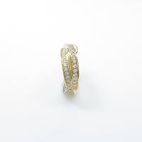 カルティエ スリーバングルズ ピアス 片耳