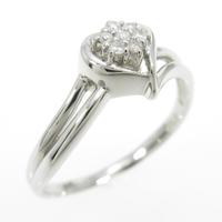 PT ハート ダイヤモンドリング