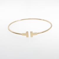 ティファニー Tナロー ワイヤー バングル