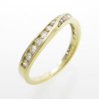 K18YG ダイヤモンドリング