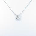 【新品】プラチナダイヤモンドネックレス 0．317ct・F・SI2・VG10％引き