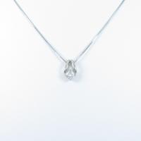 【新品】プラチナダイヤモンドネックレス 0．317ct・F・SI2・VG10％引き