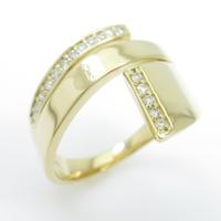 K18YG ダイヤモンドリング